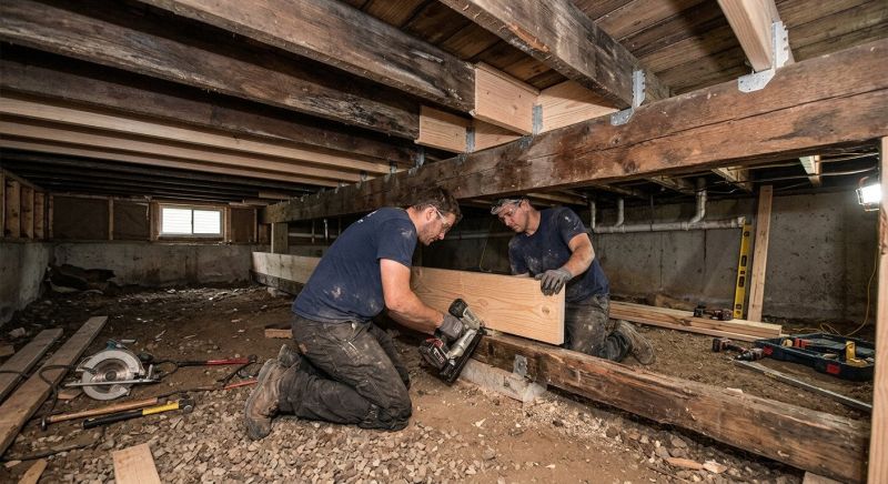 Basement Joist Repair in Conroe, TX