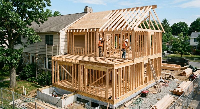 Building Addition Framing in Kansas City, KS