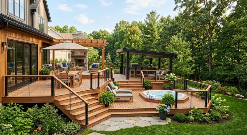 Multi Level Deck Installation in Stamford, CT