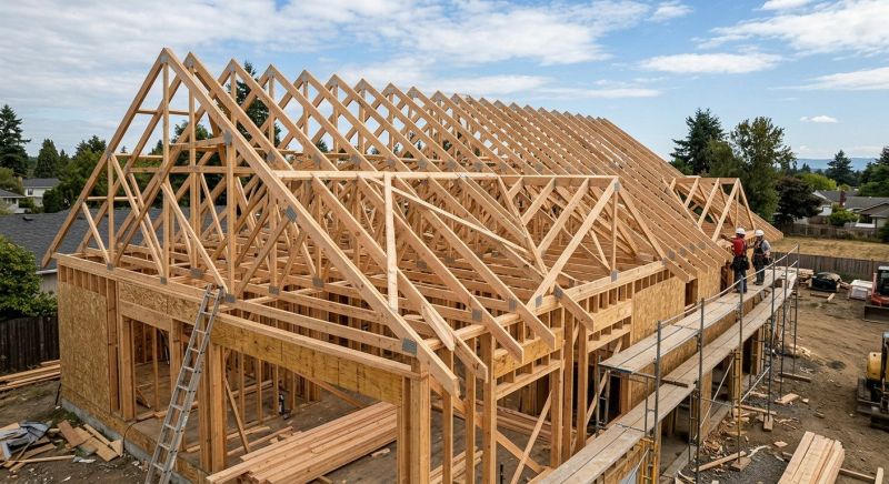 Roof Truss Framing in Conroe, TX