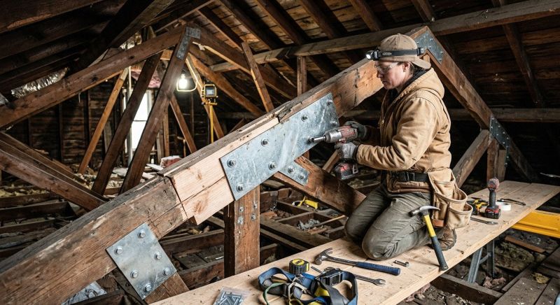 Broken Truss Repair in Conroe, TX