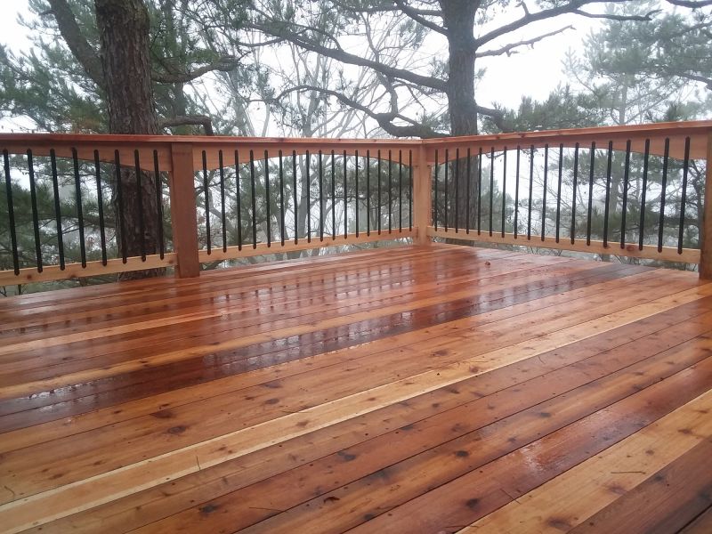 Cedar Deck Installation in Seattle, WA