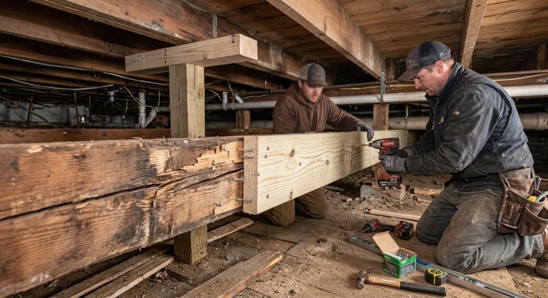 Ceiling Joist Repair in Wilmington, NC