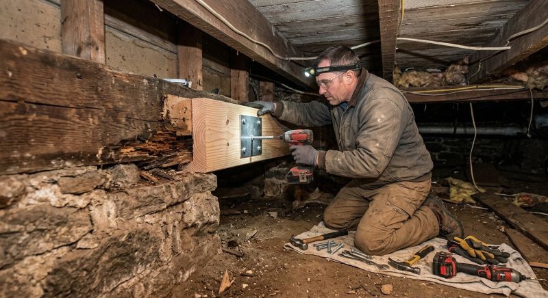 Floor Beam Repair in Kansas City, KS