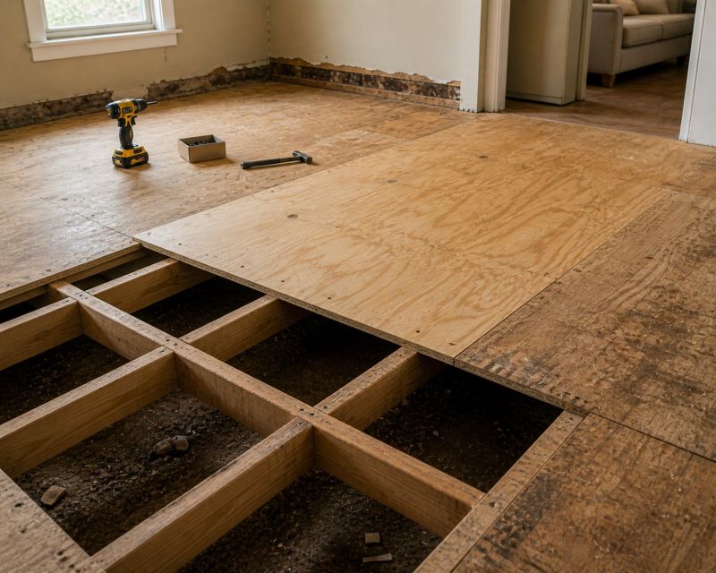 Floor Framing Replacement in Conroe, TX