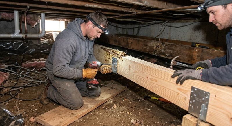 Floor Joist Repair in Conroe, TX