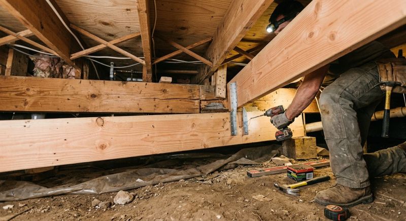 Floor Joists Repair in Wilmington, NC