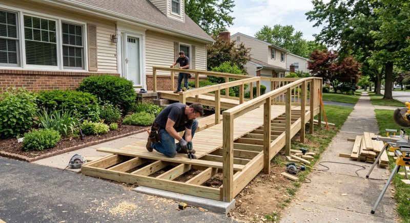 Handicap Ramp Construction in Wilmington, NC
