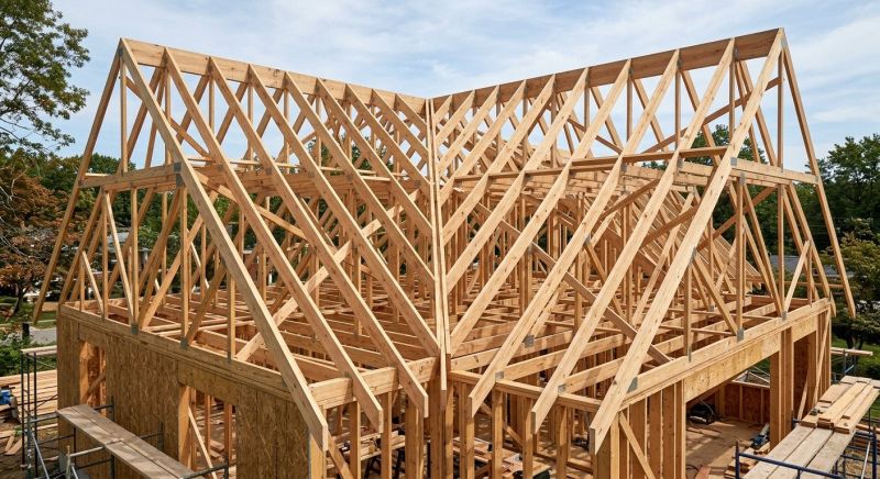 Hip Roof Framing in Kansas City, KS