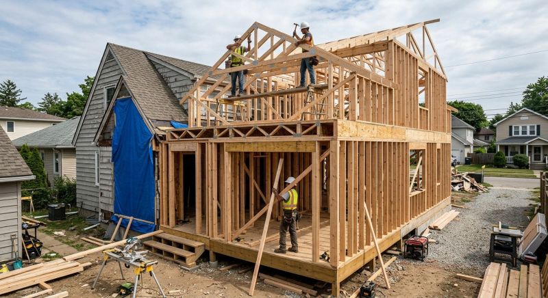 Home Renovation Framing in Kansas City, KS