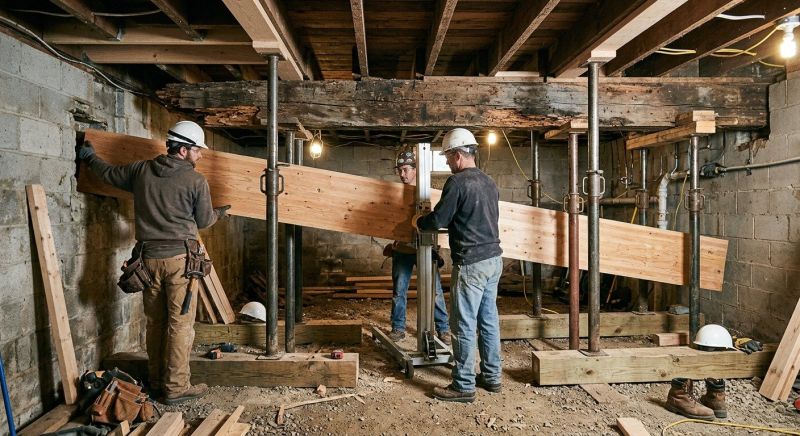 House Beam Replacement in Kansas City, KS