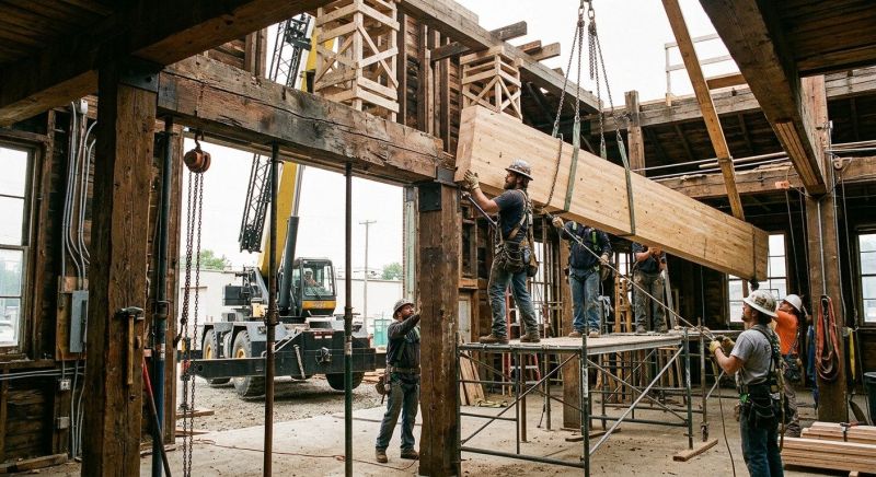 House Beam Replacement in Wilmington, NC