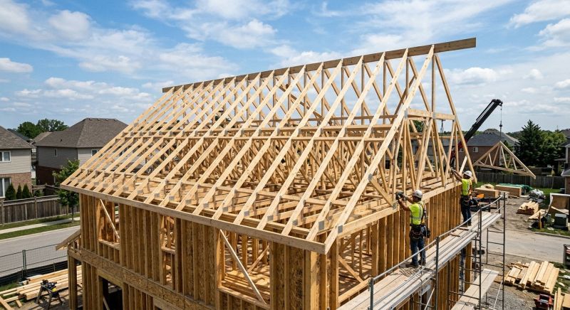 Roof Truss Framing in Conroe, TX