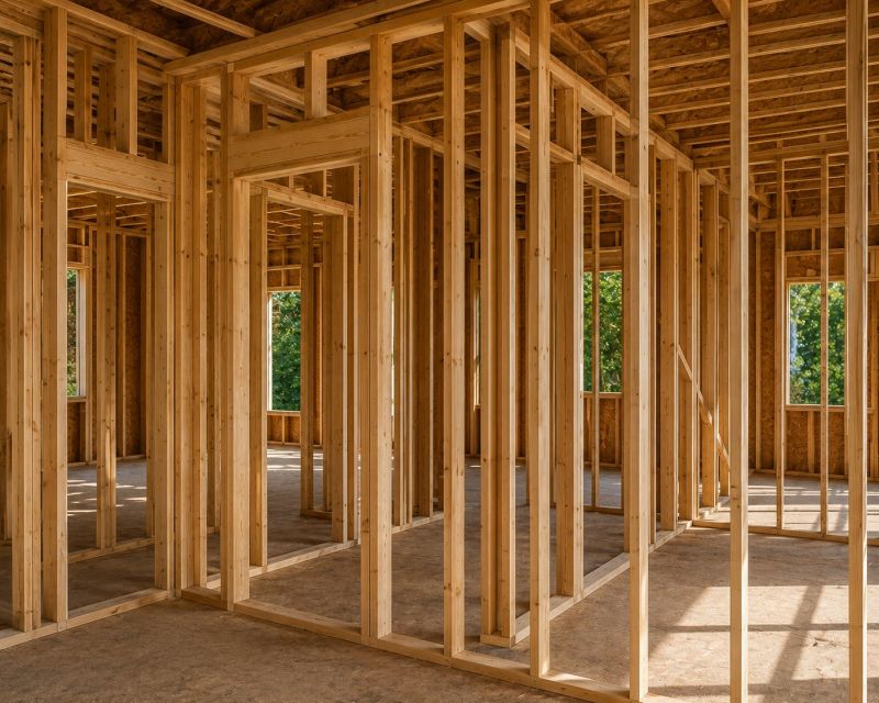 Stud Wall Framing in Wilmington, NC
