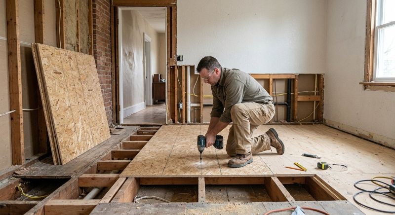 Subfloor Installation in Conroe, TX