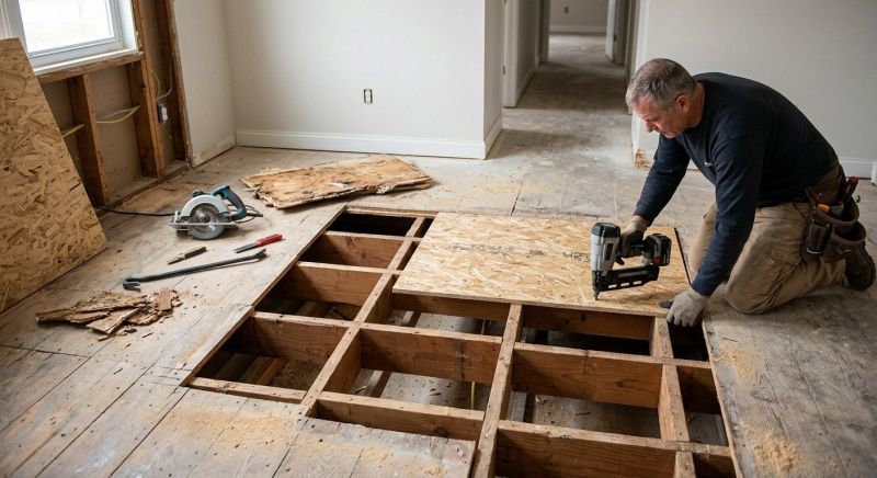 Subfloor Repair in Wilmington, NC