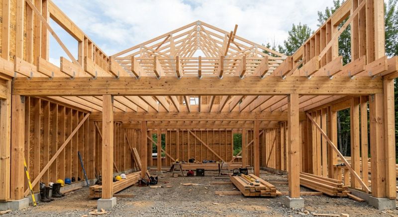 Wood Beam Installation in Conroe, TX