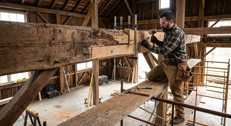 Wood Beam Repair in Kansas City, KS