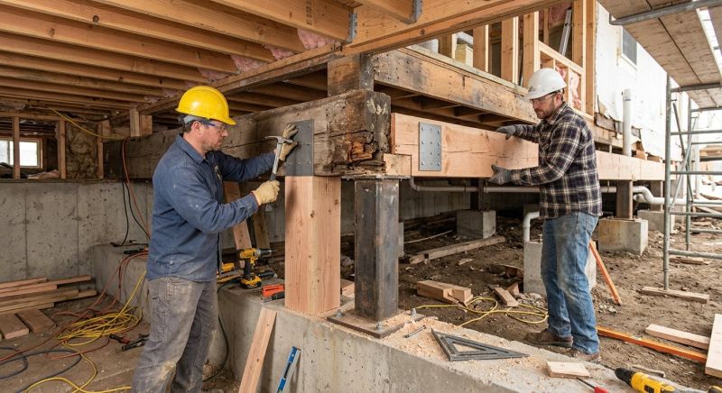 Wood Beam Repair in Wilmington, NC