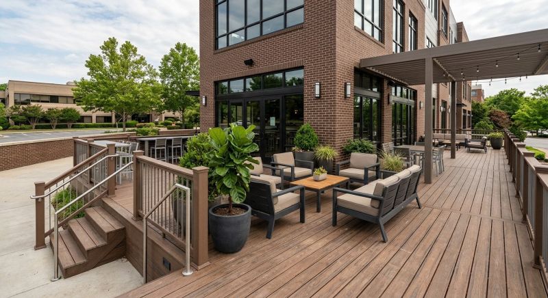 Wooden Patio Installation in Stamford, CT