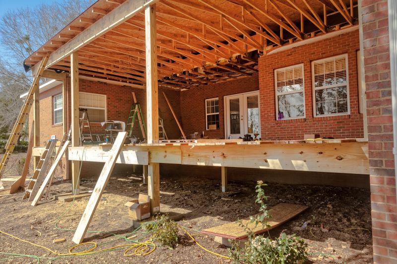 Wooden Veranda Construction in Worcester, MA